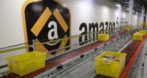 The Amazon fulfilment center in Robbinsville.