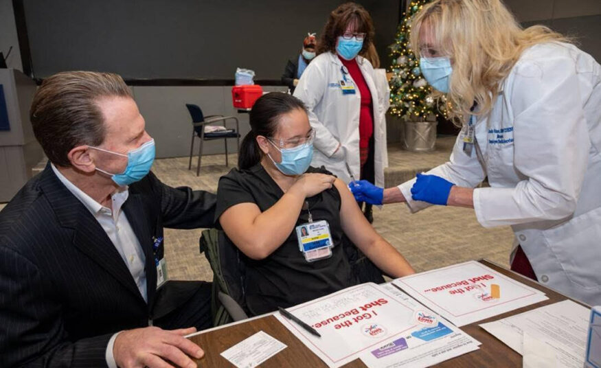 Saint Peter's University Hospital Moderna vaccine