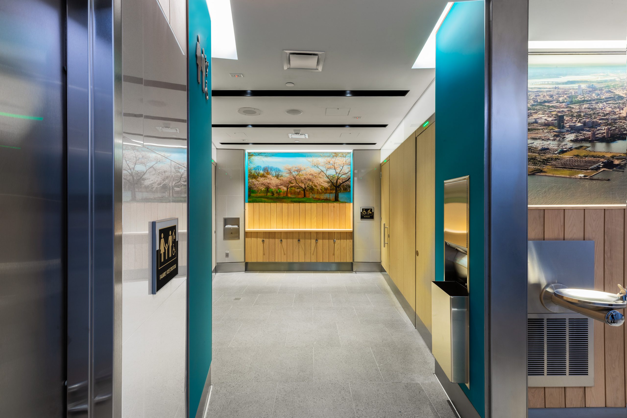 Newark Airport's 'allgender' restrooms in running for unique Cintas