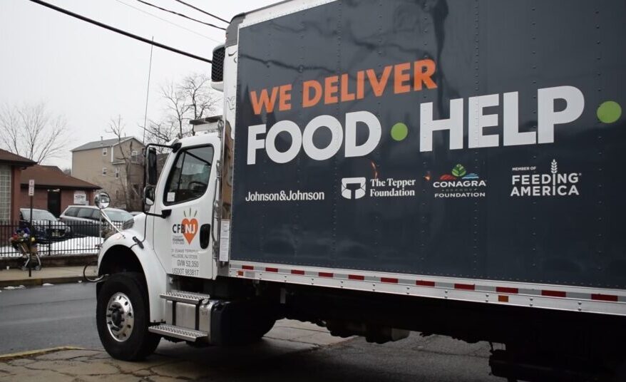 As part of a $100,000 contribution to the Community FoodBank of New Jersey, New Brunswick-based Johnson & Johnson supported the purchase of a new, 26-foot box truck for the organization to use to deliver food across the state.