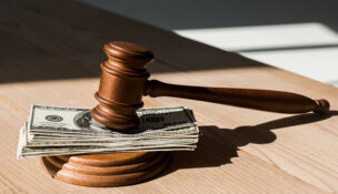 Gavel on money