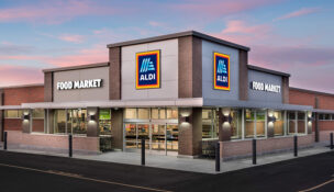 Founded in Germany, Aldi is known for its low prices and private label brands.