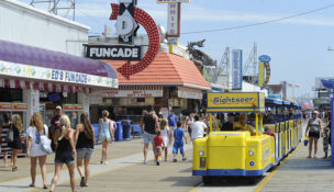 Wildwood Boardwalk Special Improvement District purchased the Sightseer tram car system in 2004.