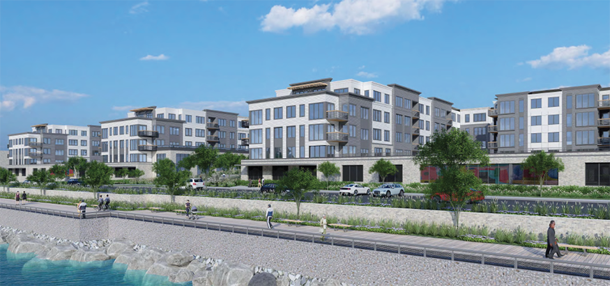 The more than 15-acre Sea Gate redevelopment will feature more than 900 parking spaces, as well as public amenities.