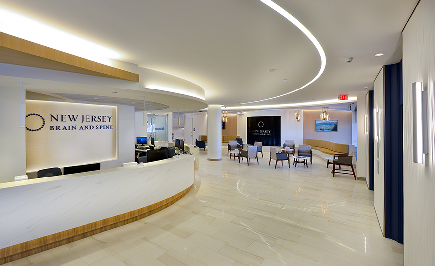 Kimmerle Newman designed New Jersey Brain and Spine’s new space at 650 From Road in Paramus. PROVIDED BY NEW JERSEY BRAIN AND SPINE