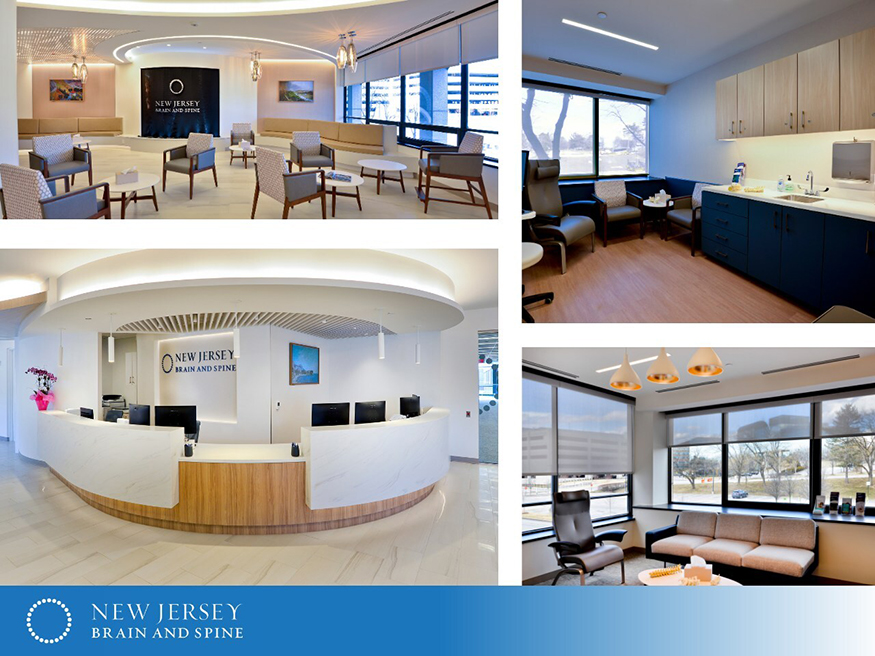 New Jersey Brain and Spine's new, 16,222-square-foot facility offers access to minimally invasive neurosurgical care from a multidisciplinary care team. - PROVIDED BY: NEW JERSEY BRAIN AND SPINE