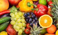 Fresh fruits and vegetables