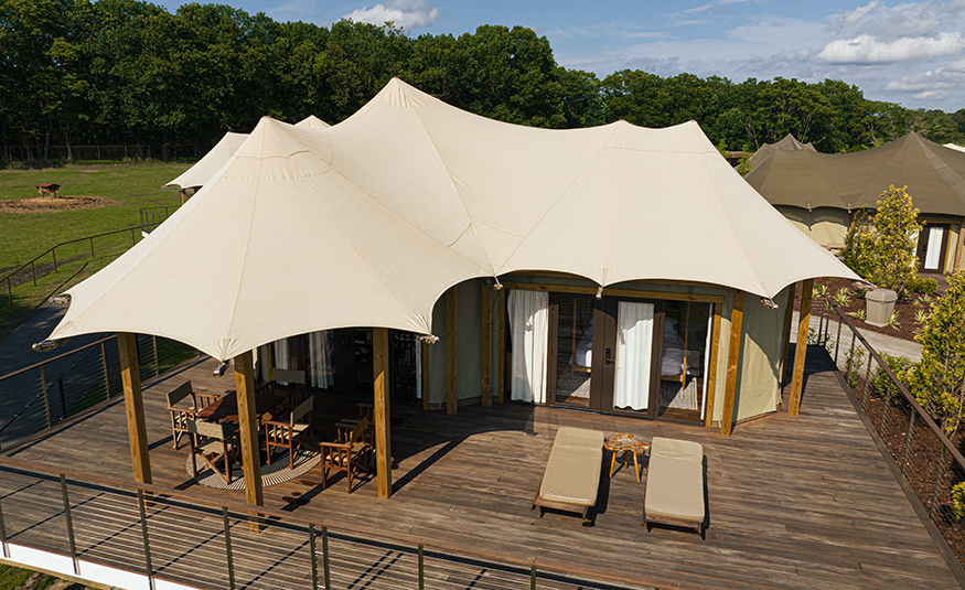 Six Flags Wild Safari in Jackson up for best glamping resort