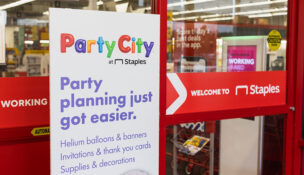 Staples and Party City