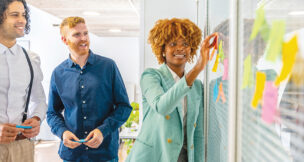 Small business brainstorming