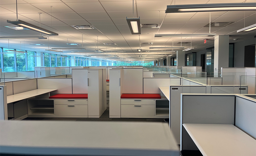 Furnished office at Bell Works Fort Monmouth in Tinton Falls. JESSICA PERRY/NJBIZ