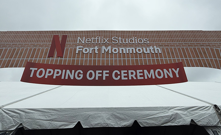 Netflix tops off first stages at Fort Monmouth studio (photos)