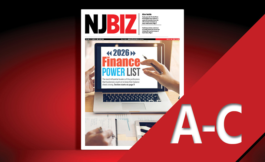 2026 NJBIZ Finance Power List: A – C (updated)