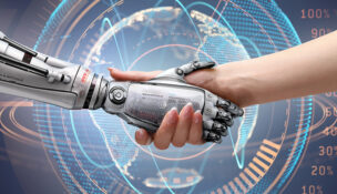 AI handshake