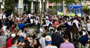 Jersey City's Zeppelin Hall is inviting soccer fans to gather for FIFA World Cup Watch Parties throughout the tournament's final rounds.