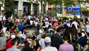 Jersey City's Zeppelin Hall is inviting soccer fans to gather for FIFA World Cup Watch Parties throughout the tournament's final rounds.