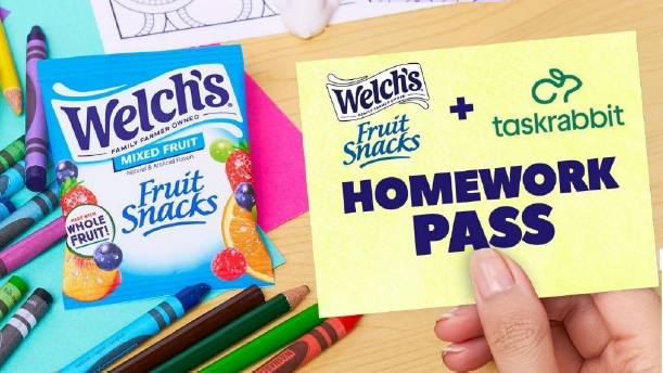 Welch’s Fruit Snacks offers $150 Taskrabbit credits to help with back-to-school prep news image